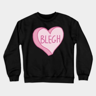 Blegh Pink Love Heart Crewneck Sweatshirt